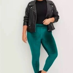 NWT Torrid Botanical Garden Velvet Leggings 2X